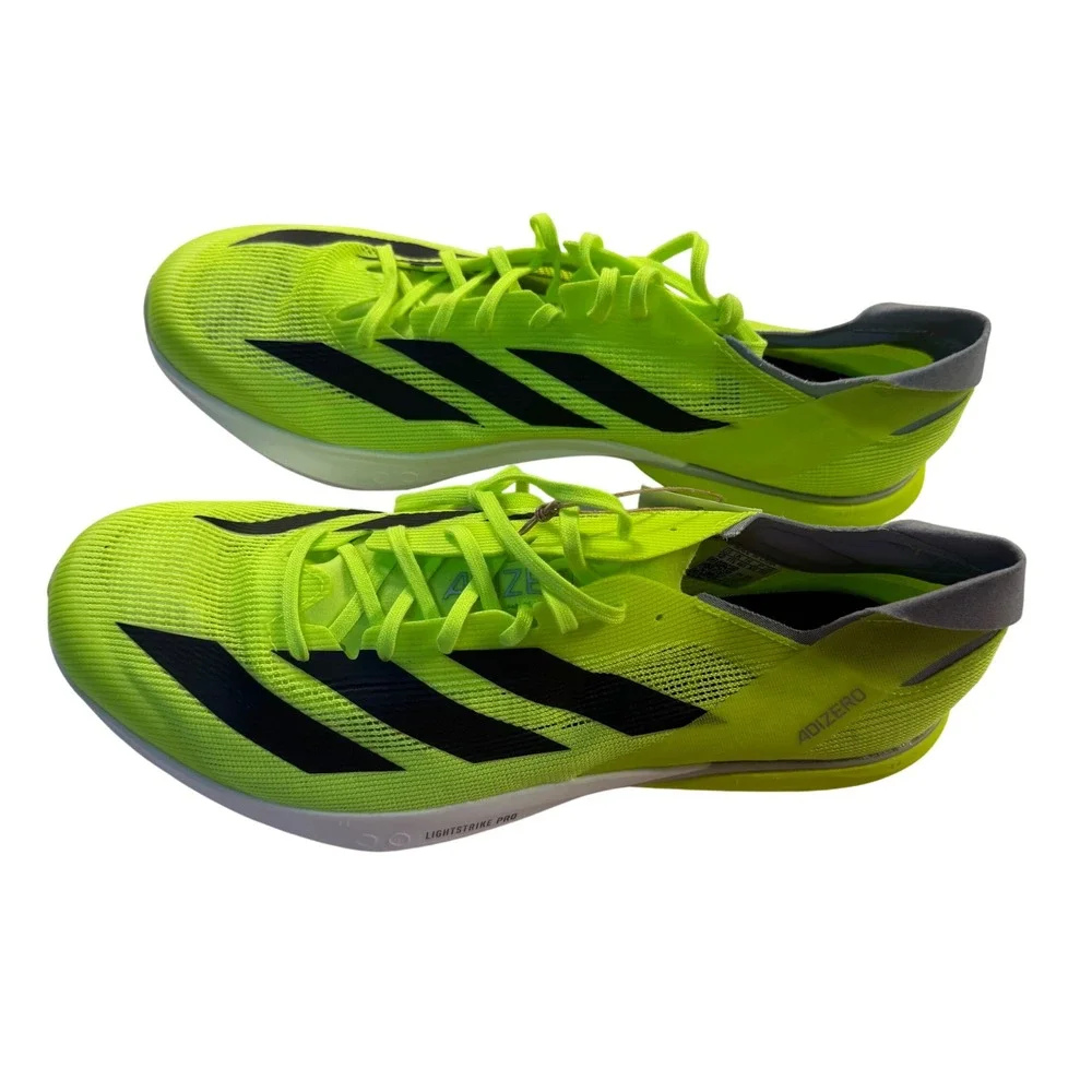 Adidas Adizero Avanti Track‎ Spikes Mens 12 Womens 13 Solar Yellow NEW no box